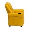 Emma and Oliver Contemporary Kids Recliner with Cup Holder and Headrest